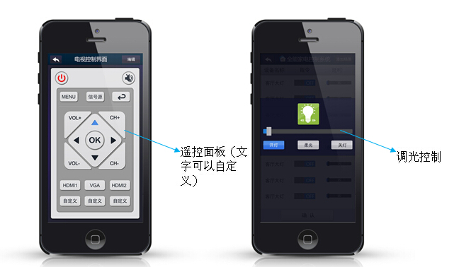 Android/IOS版全能家電手機APP（手機智能家居APP)設(shè)備控制界面說明2