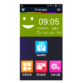 Android/IOS版全能家電手機APP（智能家居APP)